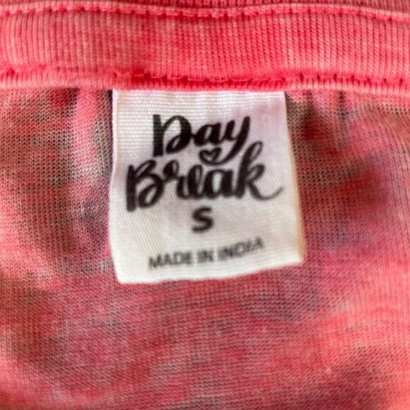 Day Break Women's Coral T-Shirt "Stay Salty" Casey Key Florida Small Beachwear - Picture 9 of 9